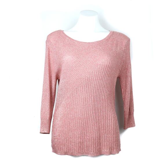 Spring Lightweight Pink Sweater NY&CO - Picture 6 of 6